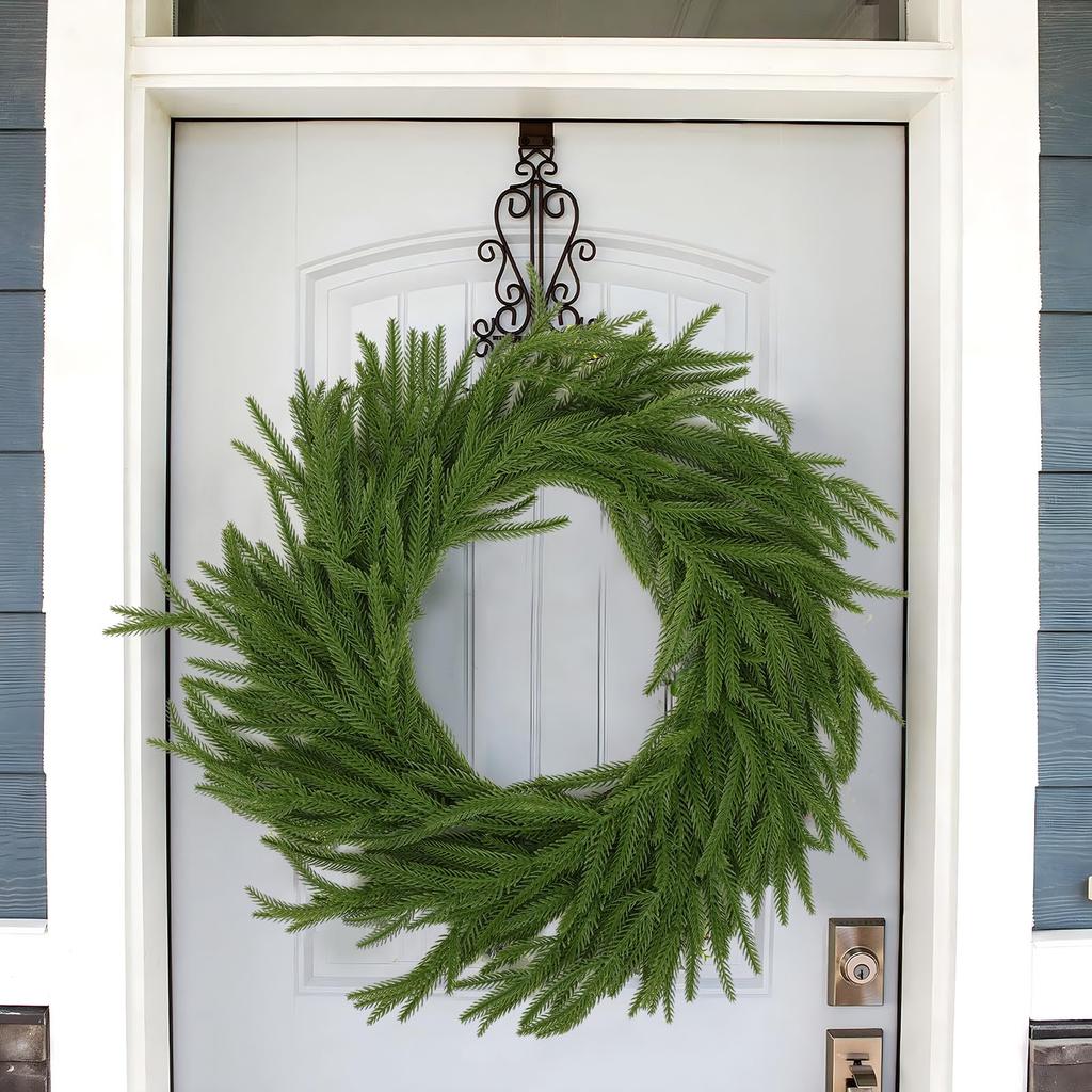 180cm Christmas Garlands Norfolk Pine Garland Artificial Plants Faux Greenery Vine for Home Table Xmas Party Festival Decoration
