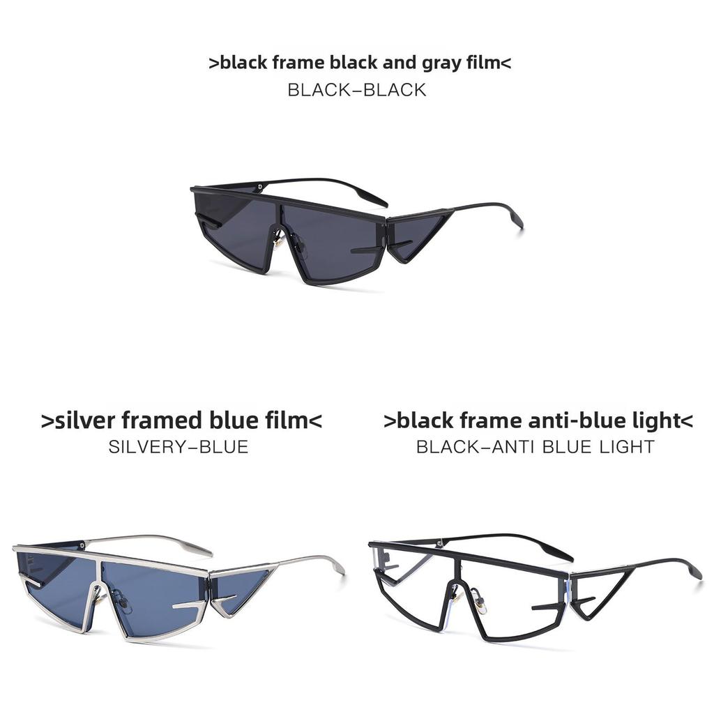 Futuristic Y2k Sun Glasses With Uv400 Protection For Fashionforward Outdoor Wear