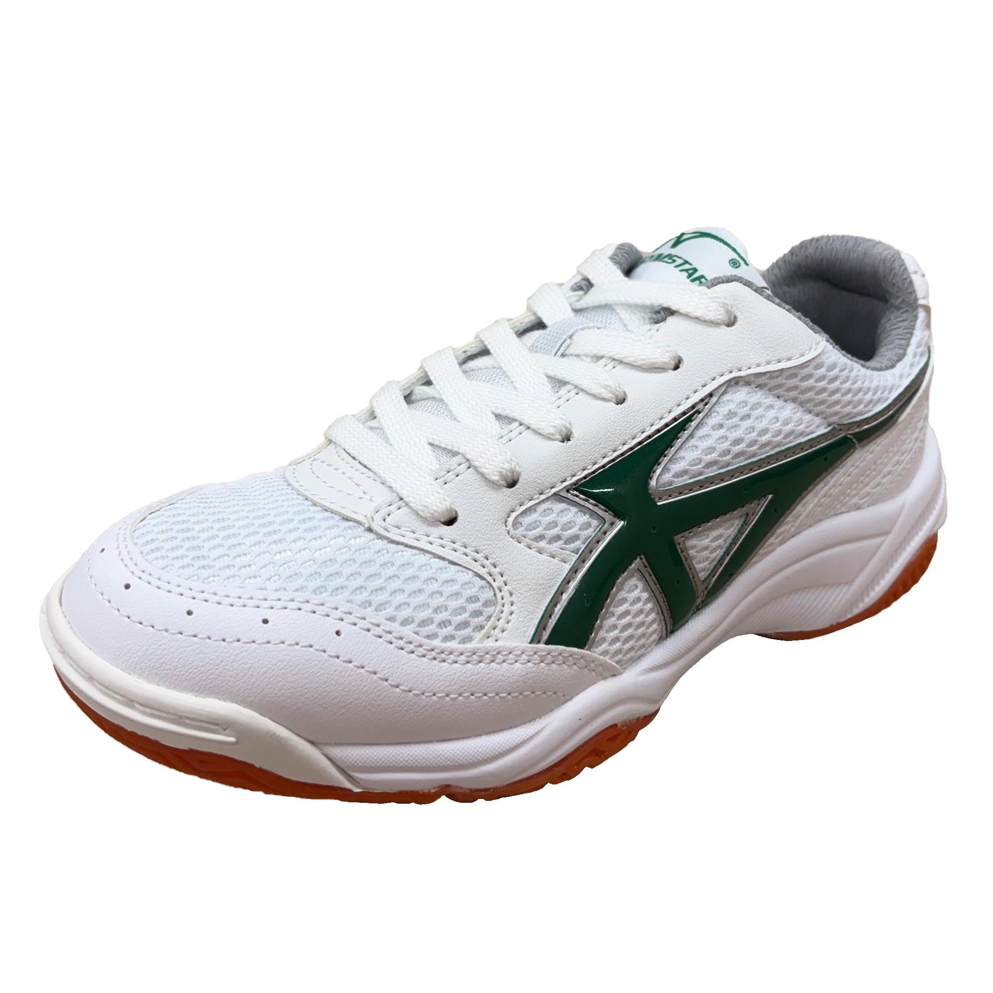 [Moonstar] Детские кроссовки Gymstar S400, Белый/Зеленый, Размер 26.5 см, 2E