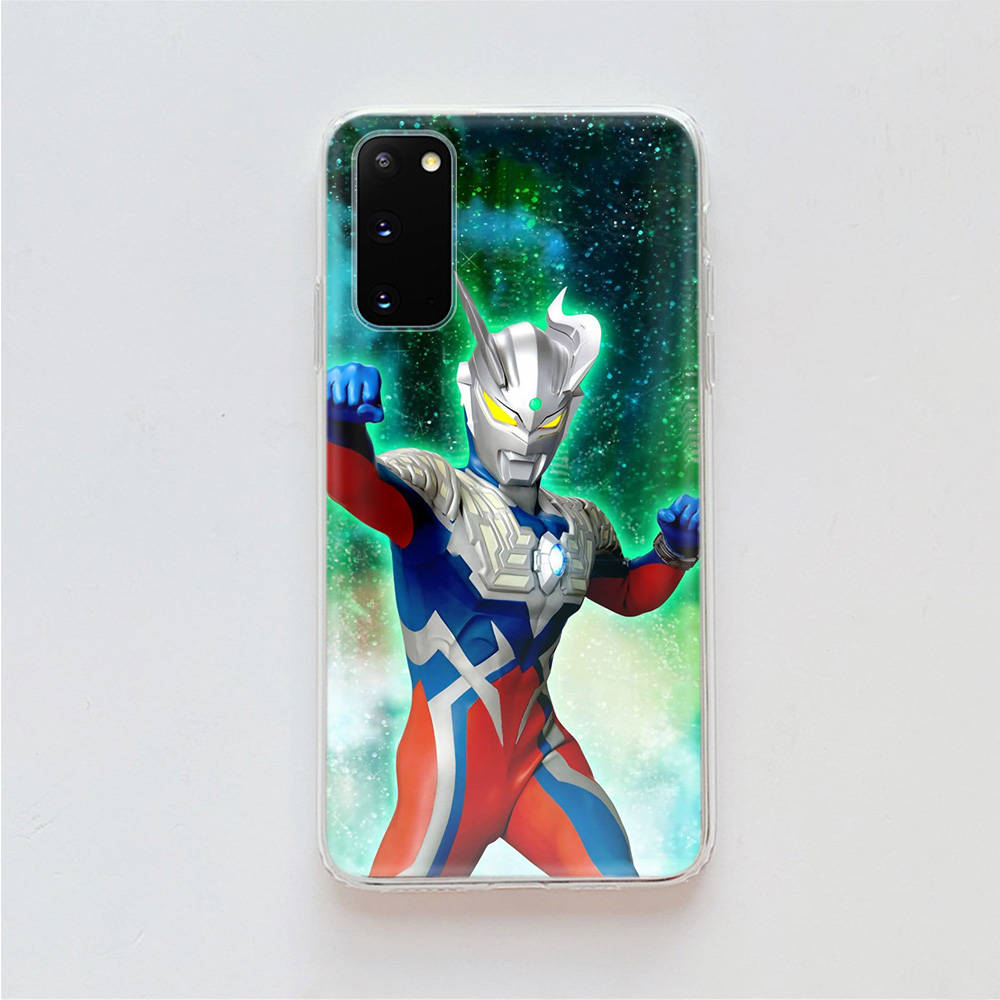 AD91 Ultraman Clear Case for Samsung A04 A14 A23 A34 A54 M23 M33 M52 M53 Realme 10 9 C30S C35 C55 VIVO Y02 Y21 Y33S Y51 X80 V25 Cover