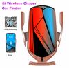 10W Wireless Charger Automatic Clamping Phone Holder GPS APP Positioning Finder