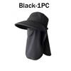 Full Coverage Sun Hat with Face Mask and Neck Protection Outdoor Hunting Fishing Cap for Men Women Hiking Camping