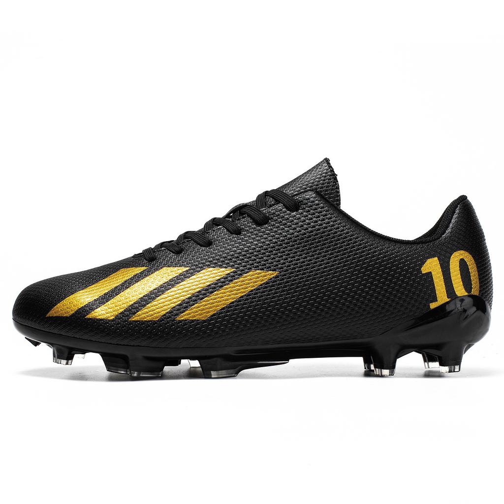 Low-Top Football Shoes Tf Broken Nails Artificial Turf Fg Nails Leather Feet Male And Female Students Football Shoes