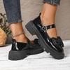 Women Sneakers 2026 Vintage Round Toe Black Mary Jane Shoes Sweet Girls High Heel Platform Lolita Shoes Women Zapatos De Mujer