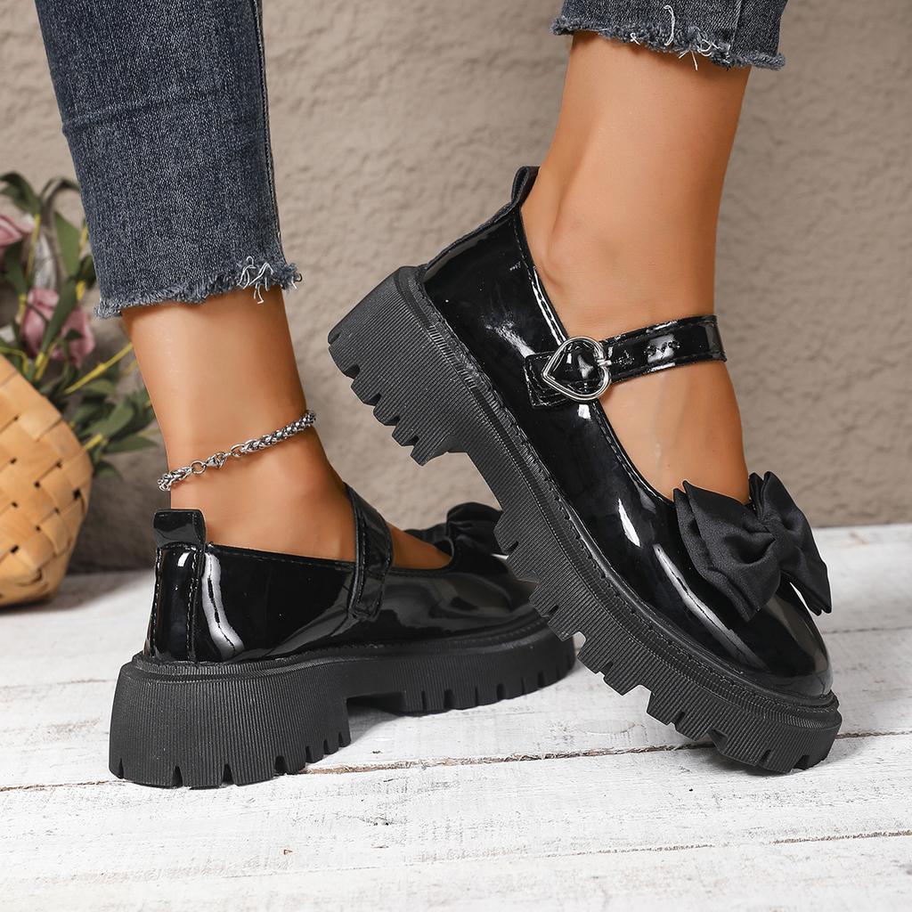 Women Sneakers 2026 Vintage Round Toe Black Mary Jane Shoes Sweet Girls High Heel Platform Lolita Shoes Women Zapatos De Mujer