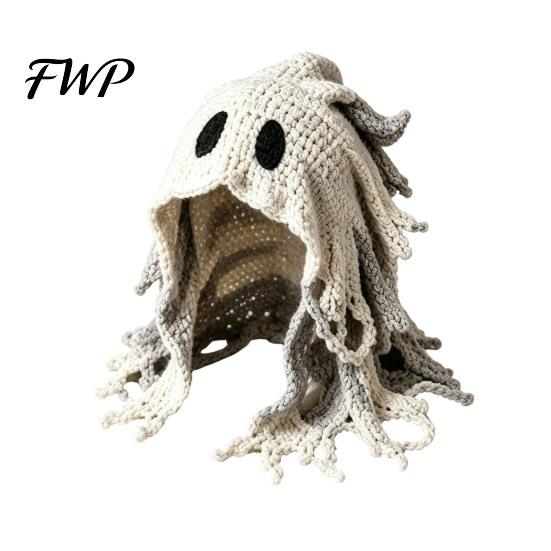 Gift for Craft Lovers Animal Hood Hat Crochet Kit, DIY Earflap Handmade Yarn Crafts Cute Crafting Project Adults Teens, Making Kit