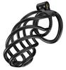 Tortilla Chastity Cage XXL 12.5 X 3.4 Cm Black - CockLock - Chastity Cages