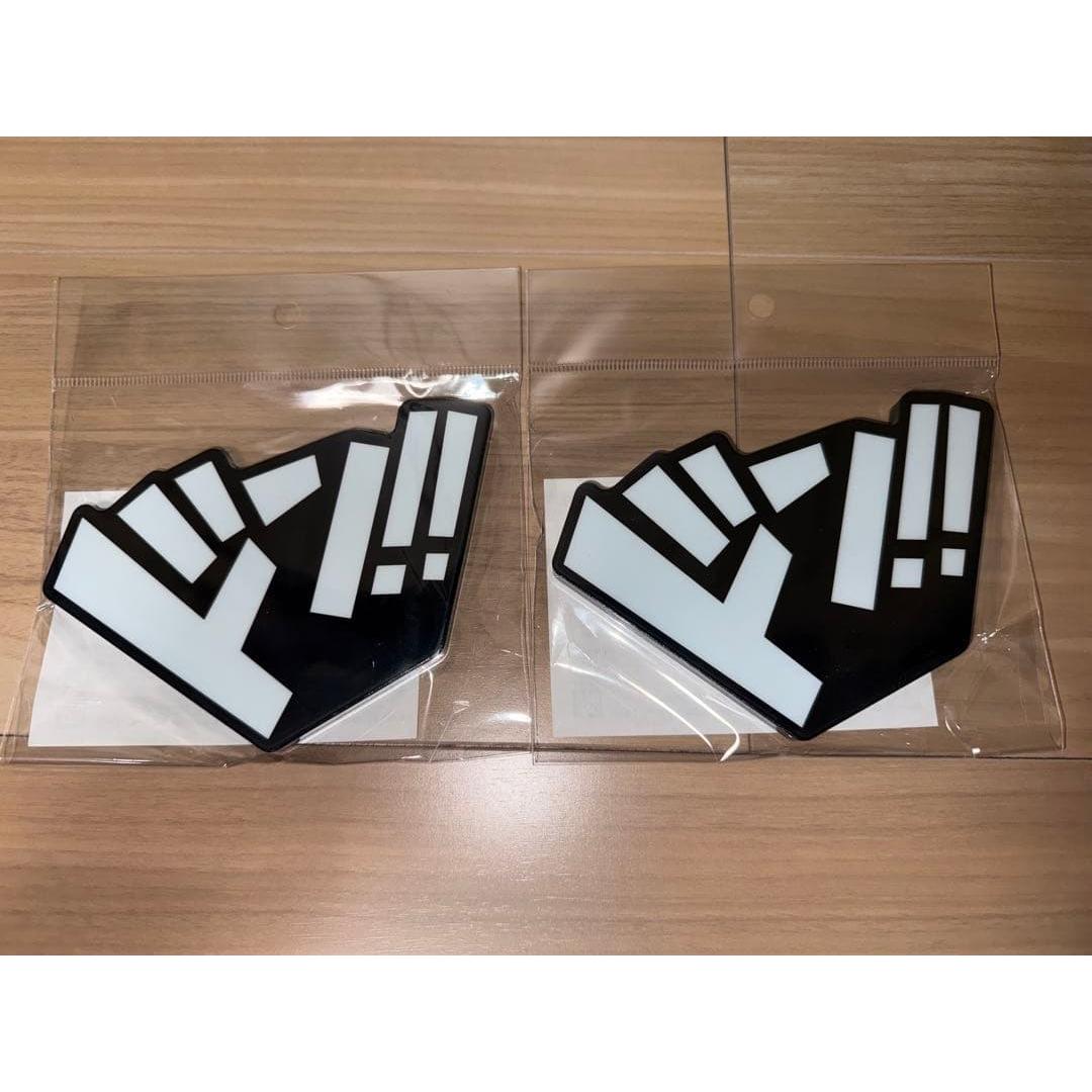 Used One Piece Base Shop Acrylic Logo Display EX Don!! 2 pieces