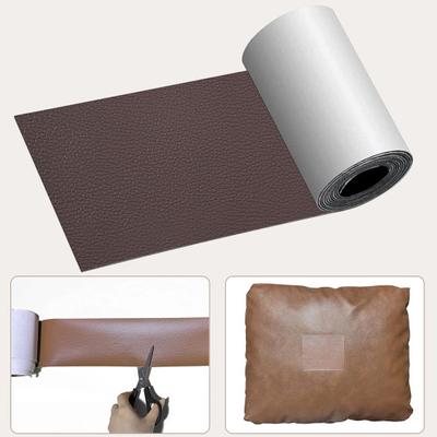 1 Roll Sofa Patch Strong Stickiness Self-adhesive Damaged Faux Leather Furniture