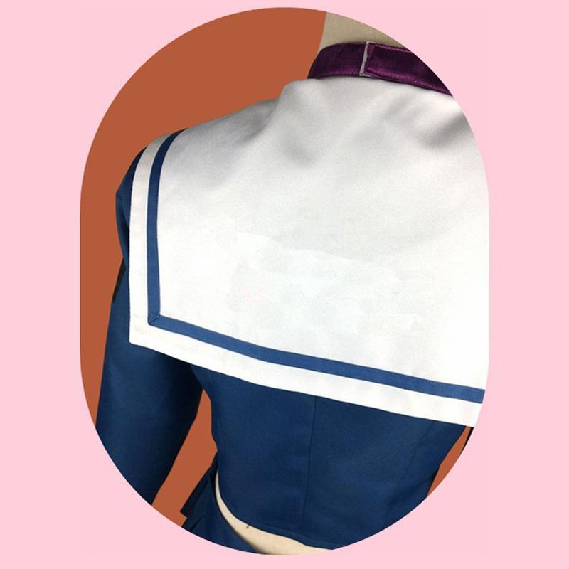 Anime Danganronpa Cosplay Kostým V3 Killing Harmony Školní uniforma Tenko Chabashira Šaty Sailor Suit