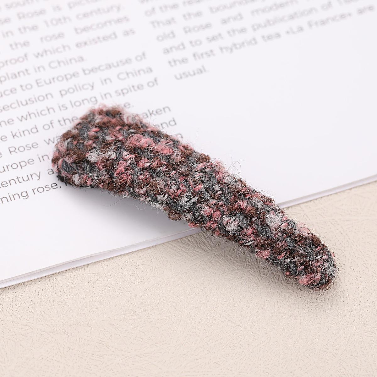 Luxury Gray Silk Hair Clip: Lightning Series BB Side Clip for Bangs - High-End Feel