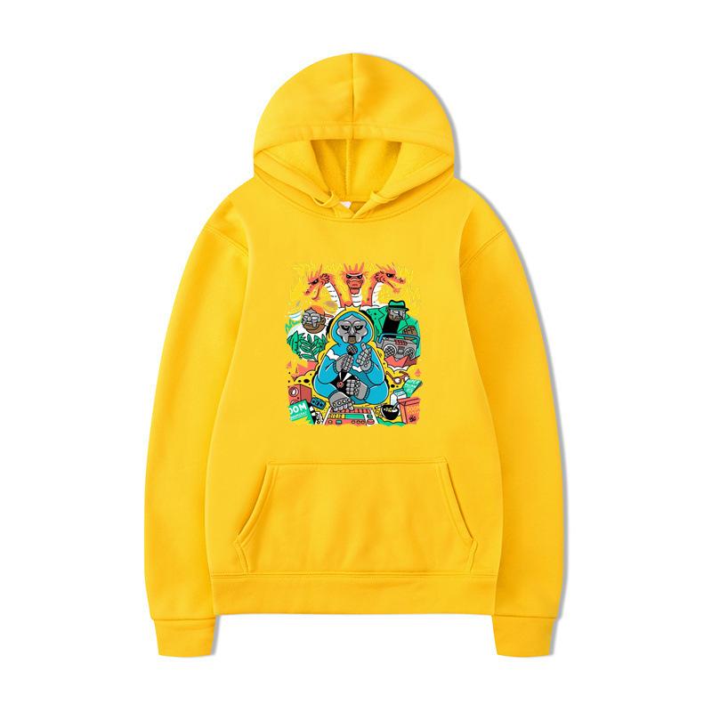 Rip Mf Doom Hoodie Men Fashion Long Sleeve Sweatshirts Hip