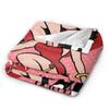 B-Bettys Boops Comfortable Blanket Cartoon Doll Casual Plane Travel Throw Blanket Home Decor Flannel Bedspread Sofa Bed Cover