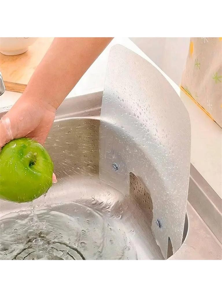 2-Pack Transparent Shower Splash Guard with Suction Cups