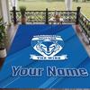 Covor cu text personalizat Warrington Wolves Covor de podea antiderapant pentru decorarea camerei de acasă