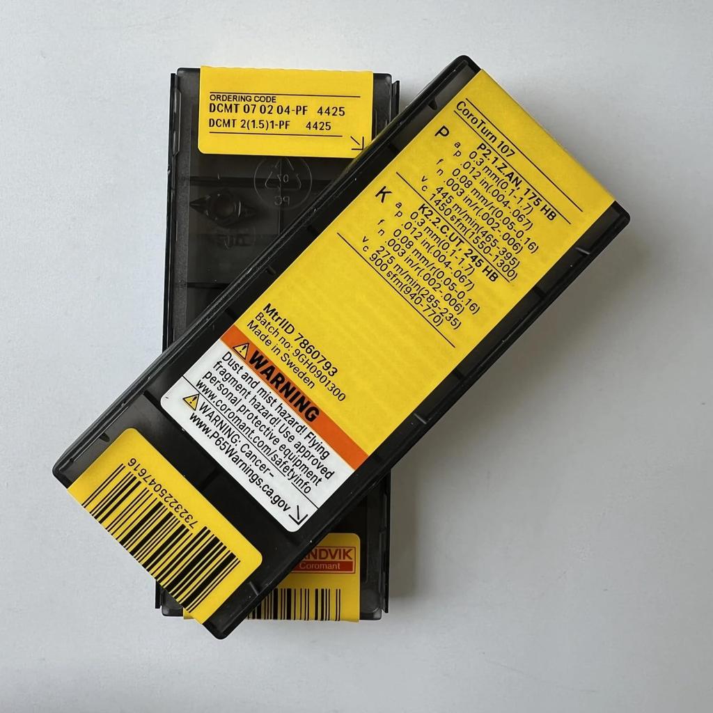 Original Sandvik / DCMT070204-PF 4425 /CNC lathe carbide blade tool 10 Pcs