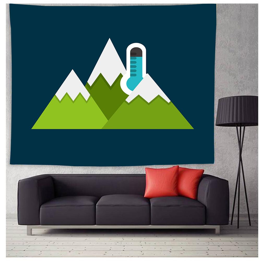 Домашний декор психоделический гобелен настенный гистограмма гистограмма печатный гобелен — фото 4