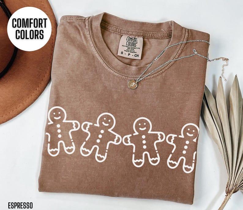 

Comfort Colors Gingerbread Shirt Cute Christmas Shirt Gingerbread Unisex Tshirt Unisex T-Shirt XXL
