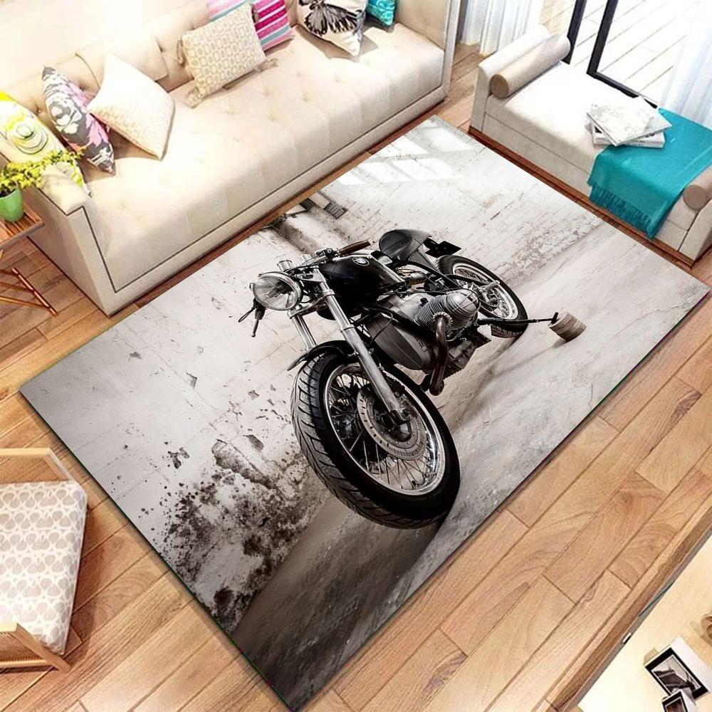 1ks Vintage Moto Koupelnové Absorpční Rohožky Protiskluzové Rohožky Domácí Dekorace Koberce Domácí Kuchyňské Podlahové Rohožky