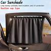 Car Sunshade Curtain Suction Cup UV Protection Heat Insulation Privacy Cover For Baby Kids Car Interior Accessories