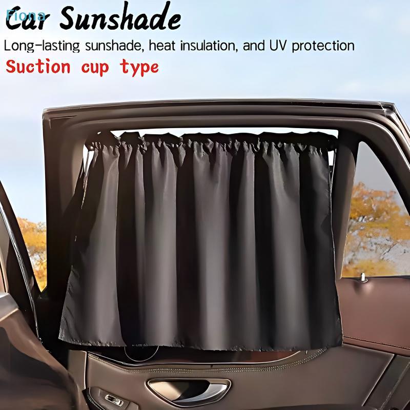 Car Sunshade Curtain Suction Cup UV Protection Heat Insulation Privacy Cover For Baby Kids Car Interior Accessories