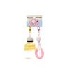 Pendant Crochet Badminton With Racket Keyring In Plush Material For Bag Decor