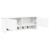 Wall Mounted Nightstand White 80 X 20 X 30 Cm Engineered Wood