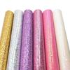 Selbstklebendes Diamant-Glitzer-PU-Kunstleder-Vinyl-Funkelndes Stoffmaterial Bastel-Schleifen-Dekor Handgemachtes DIY