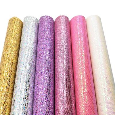 7 Blatt 20x30cm Bündel Selbstklebender Glitzerstoff für Treppen Tapetenaufkleber Bordüre Festival Dekoration Basteln DIY Handgemacht