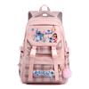 Cute Cartoon Print Animation Schoolbag Junior High School Students Versatile Casual Backpack