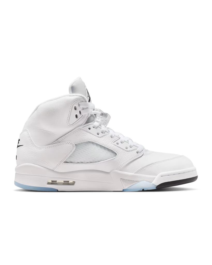 HQ7978-103 Nike Air Jordan 5 Retro "White/Metallic Silver"