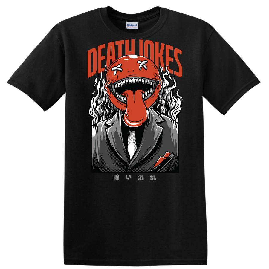 Death Jokes Funny Design T Shirt for Humor Lovers Graphic Tee Stylish Outfit 3XL