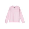 Sweatshirts Women's Pink Crew Neck Moderate Regular (Unisex) Sweatshirts BV7488 630