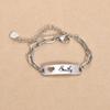 Engraved Custom Name ID Bracelet With Heart for Little Boy Girl, Stainless Steel Personalized Jewelry Birthday Gift