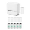Bluetooth Thermal Label Printer 57mm Instant Sticker Printer for IOS for Android Wireless Connect Support Memo Notes