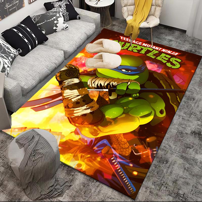 Ninja Turtles Adventure Area Rug Suitable for Indoor And Outdoor,Carpets for Kitchens, Homes, Offices, Living Rooms,Home Decor,Christmas Gift
