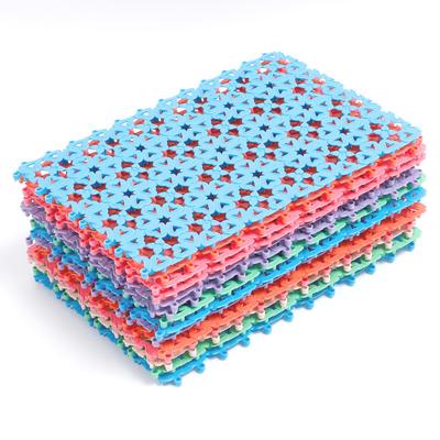 Splicable Dog Cat Rabbit Plastic Cage  Mat Hollow Hole Design Anti-fall Cat Litter Mat