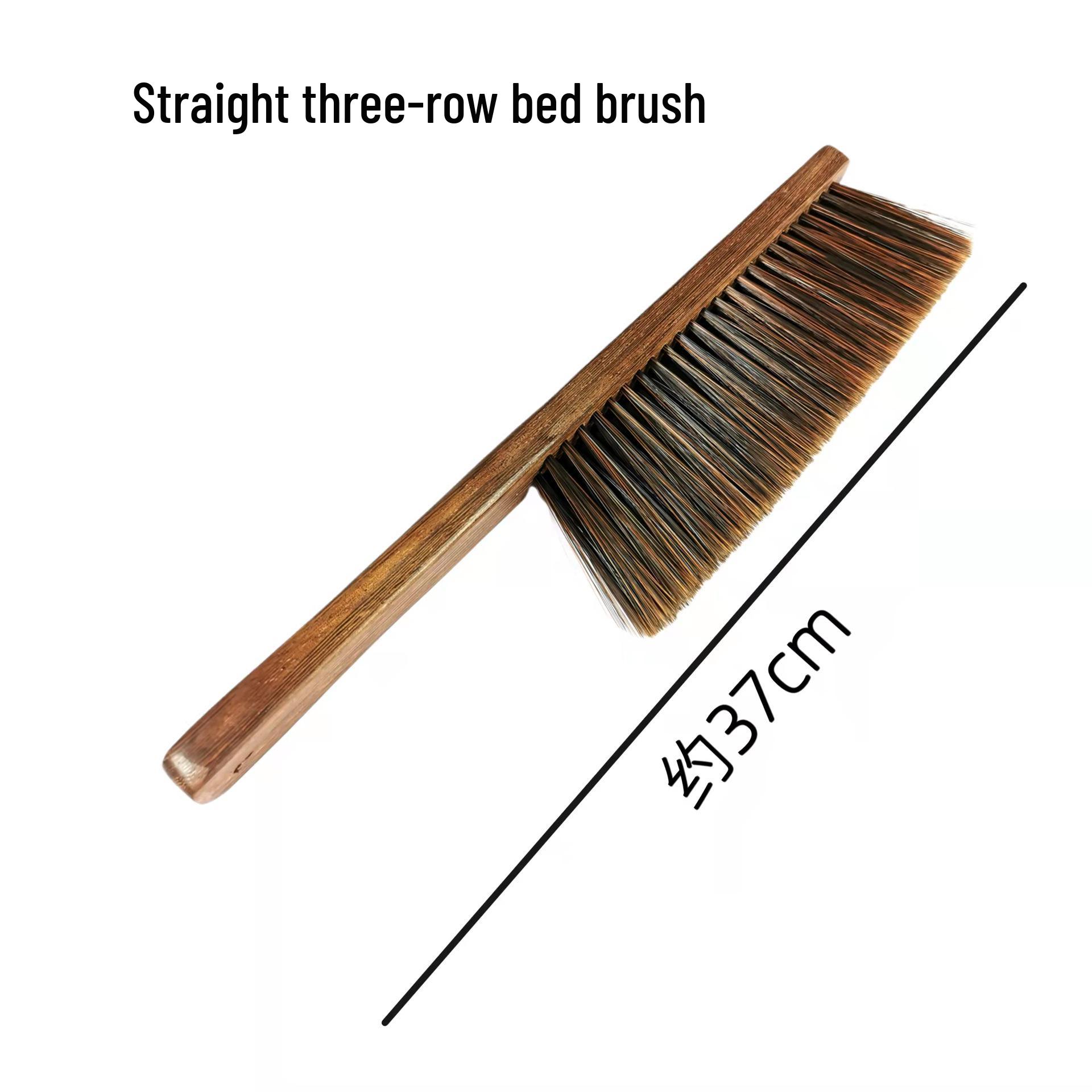 

Solid Wood Long Handle Broom with Soft Bristles for Bed and Clothes Sweeping