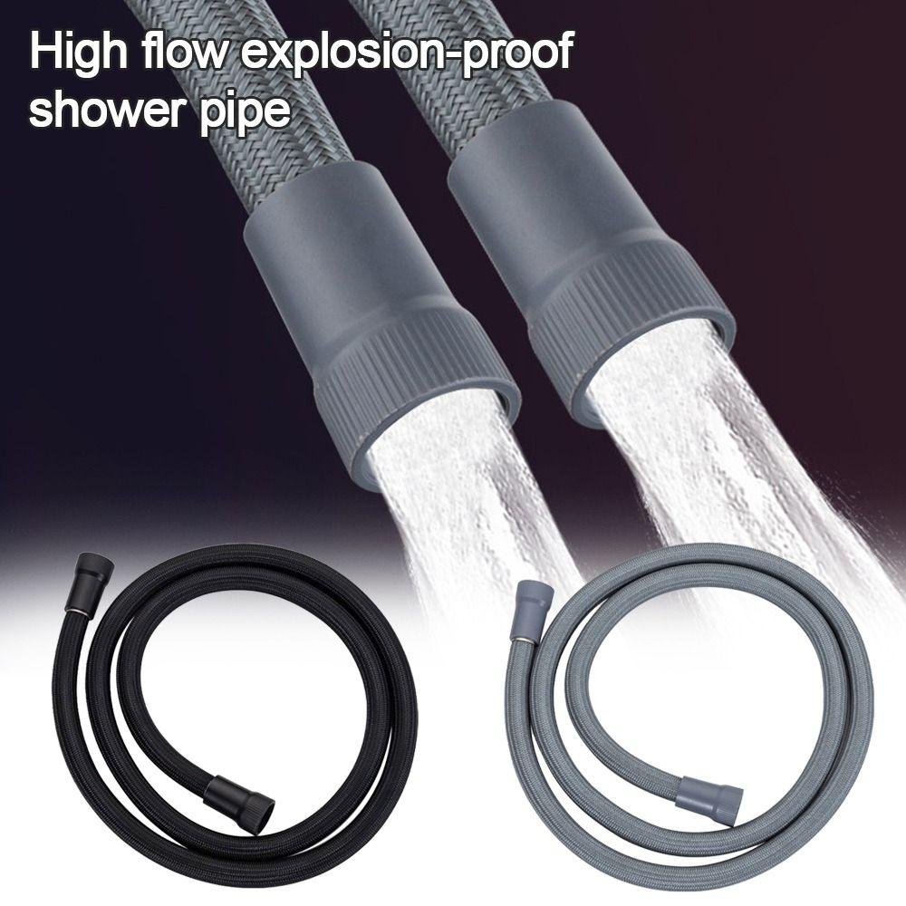 Anti Winding Handheld Shower Hose 1.5/2 Meter Bath Shower Nylon Pipe Bathroom Accessories