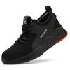 Men's All-Season Steel Toe Safety Shoes, Anti-Smash/Stab, Breathable Big G Weave, Rubber Sole