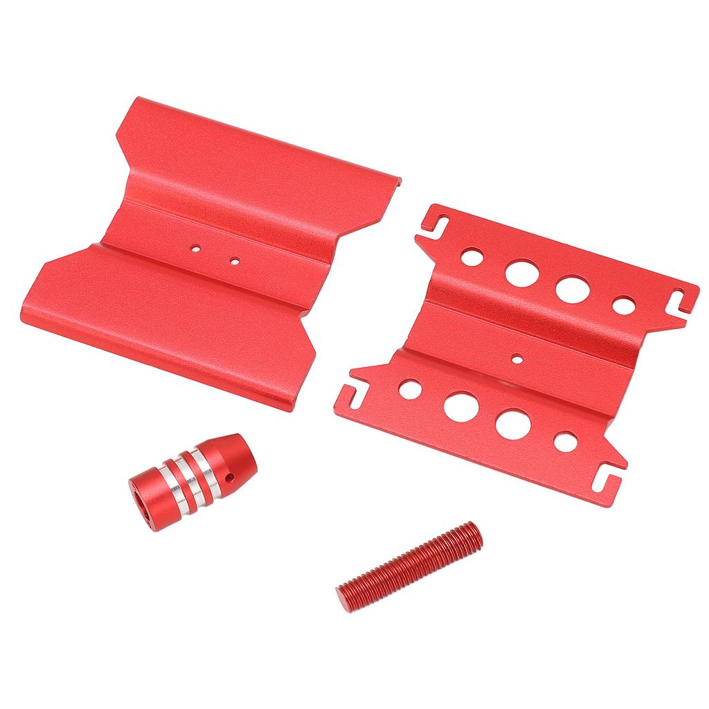 RC Car Work Stand Repair Work Station 360 Rotation Aluminum Alloy 1 18 1 24 Scale for SCX24 Remote Control Car Red