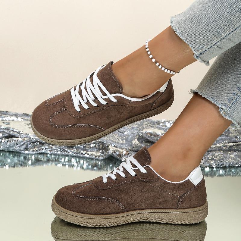 Women‘s Shoes Spring Retro Versatile German Training Flat Breathable Comfortable Casual Board.