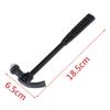 Mini Iron Hammer Handle Claw Woodworking Nail Puncher Watch Repair DIY Jewlery Tool Emergency Safety Escape