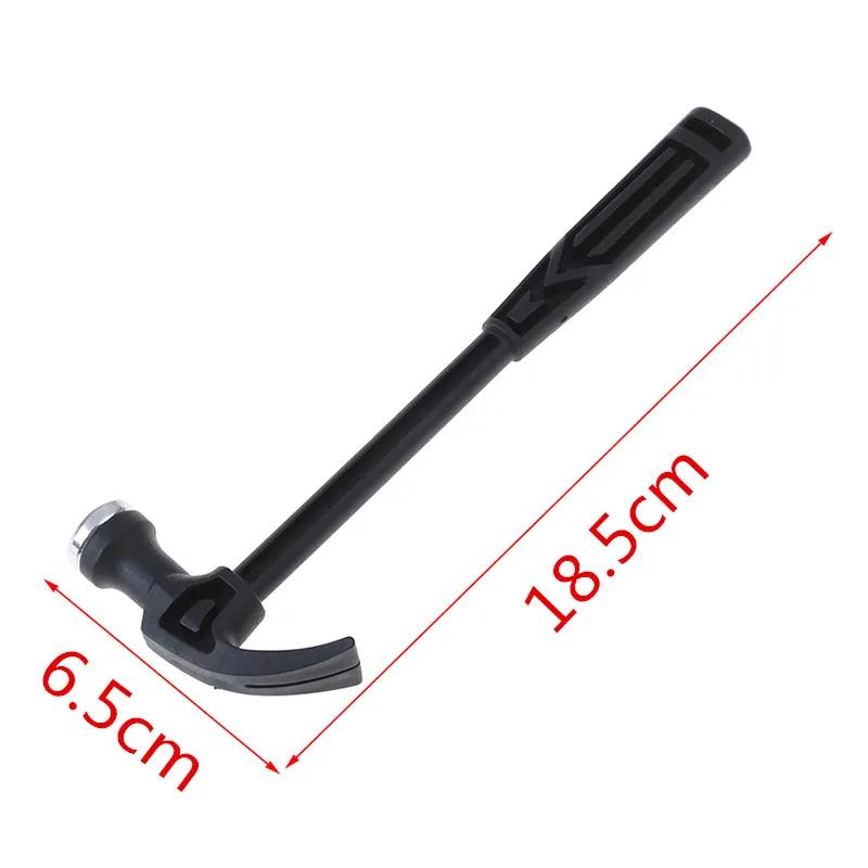 Mini Iron Hammer Handle Claw Woodworking Nail Puncher Watch Repair DIY Jewlery Tool Emergency Safety Escape