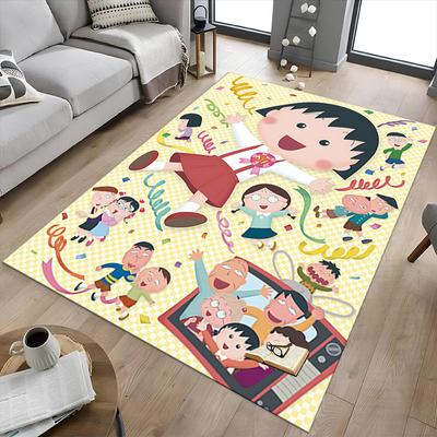 1pc Happy Childhood Memories Carpet for Playroom Bedroom Living Room Sofa Home Decor,kids Game Area Rug Non-slip Floor Mat Y72817