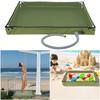 Portable Shower Pan Foldable Shower Pan Outdoor Tent Shower Tray Camping Shower Tent Floor Base Pets Shower Base with Drain Hose