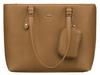 Women's Shopper Bag Made of Eco-leather with an Additional Purse - Rovicky