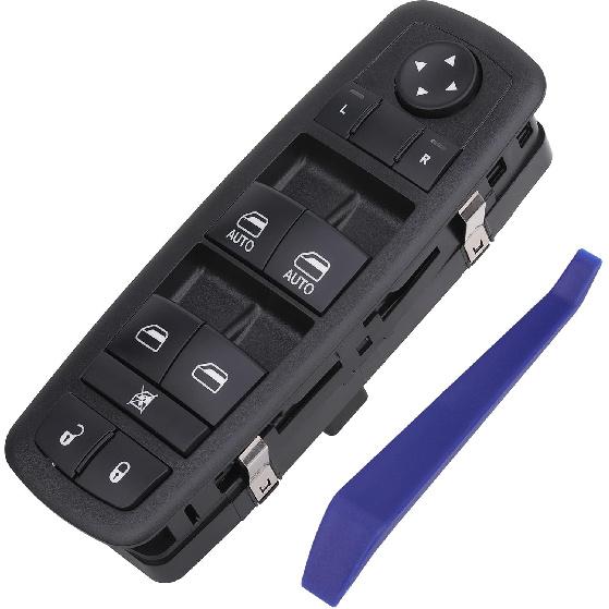 Obaee Window Switch Power Control Button Front Left Driver Side Compatible With 2010-2011 Dodge Grand Caravan/Chrysler Town & Country, Replacement