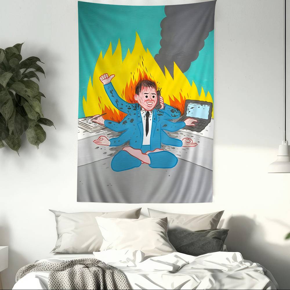 Joan Cornella Art Wall Tapestry Bohemian Wall Tapestries Mandala Wall Hanging Home Decor