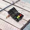 271Pcs Carp Fishing Tackle Kit Carp Hooks Quick Change Swivels Sleeves Corns Fishing Gear Set for Carp Fishing Hair Rigs